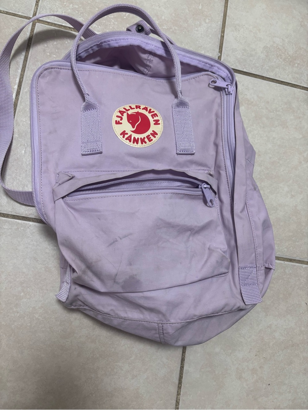 Fjallraven Kanken Mini Backpack Pastel Lavender Purple
